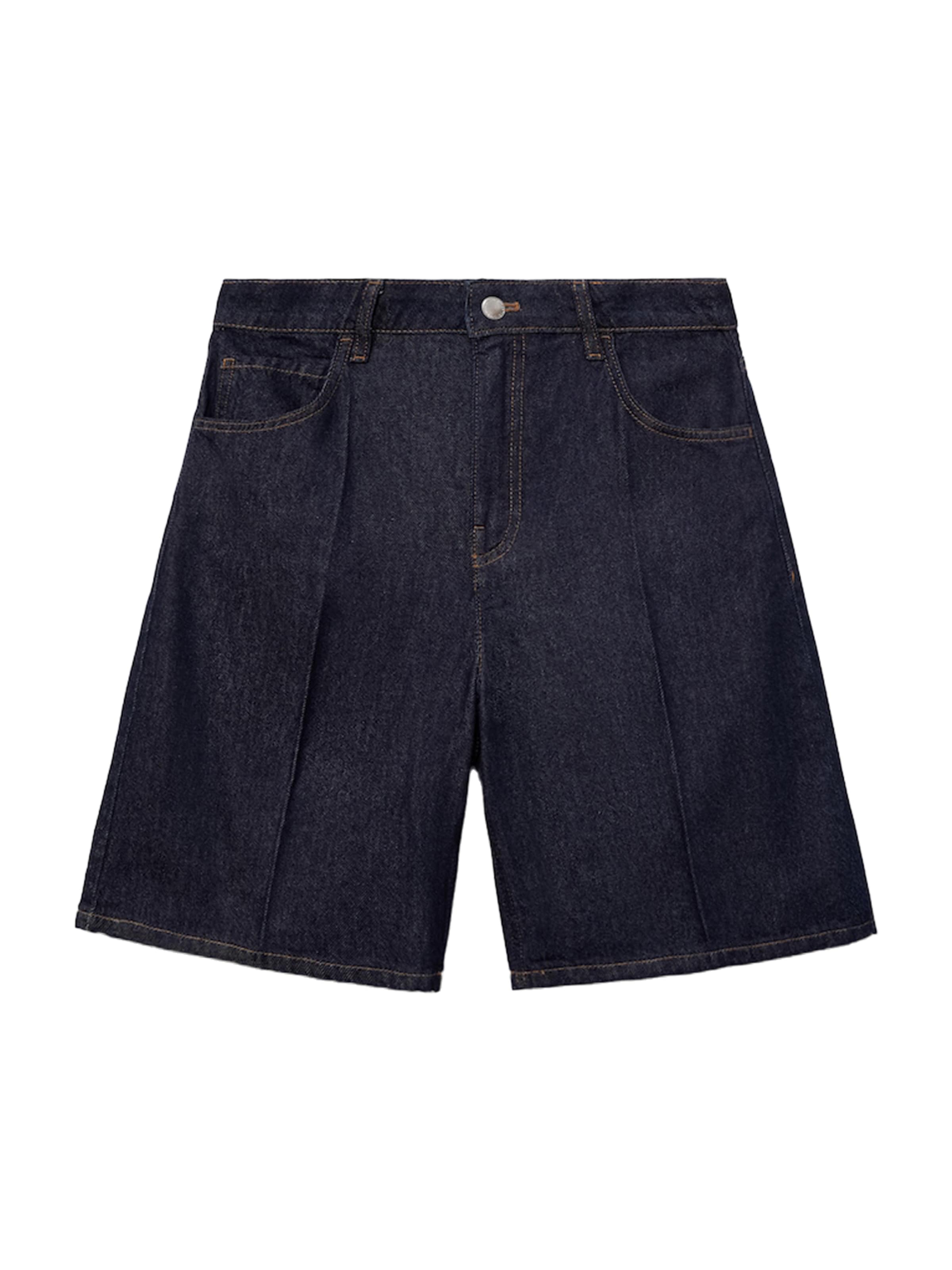 Wide leg Jeans 'CAMILLA' de la MANGO pe albastru: față