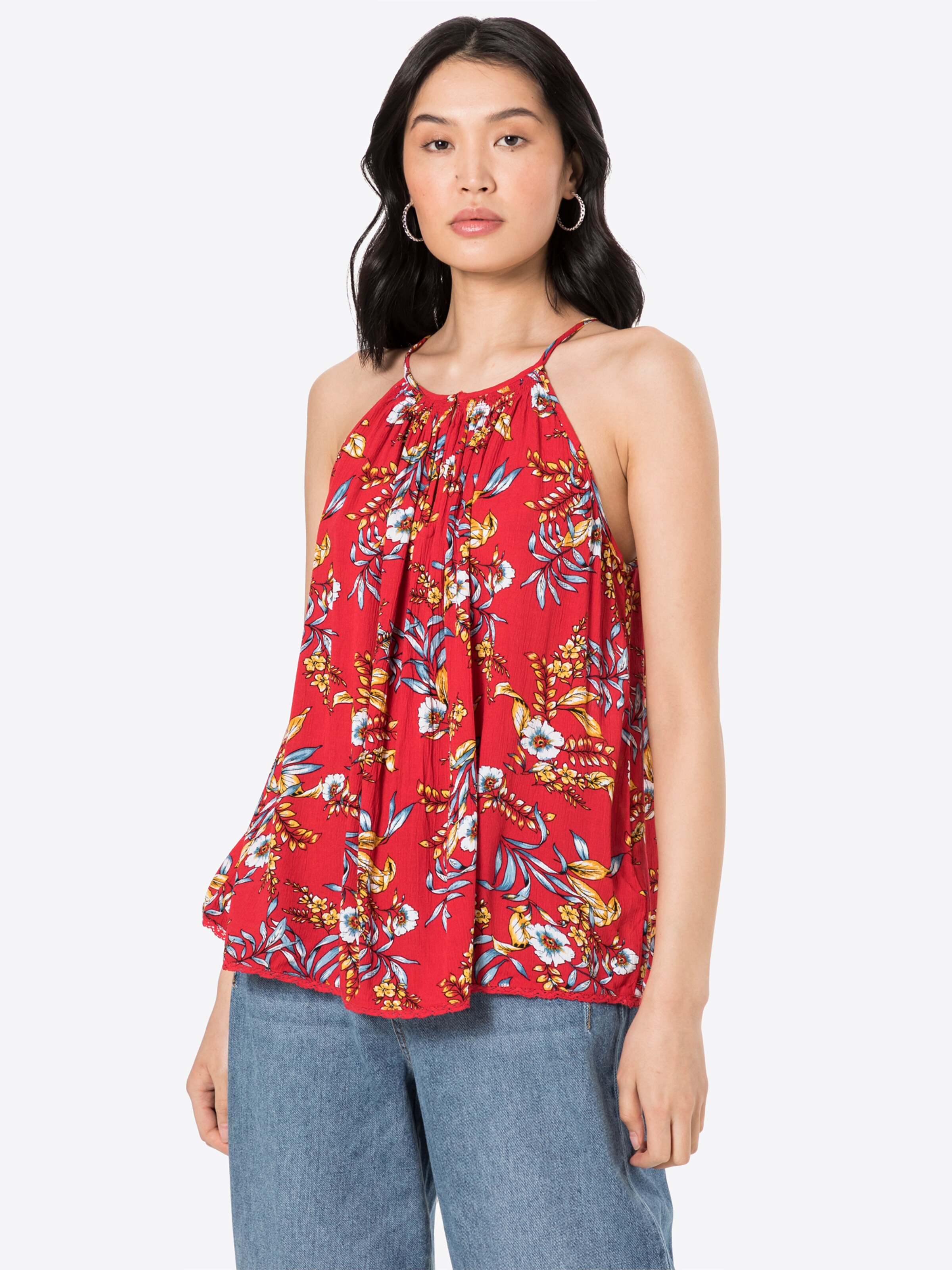 Frauen Shirts & Tops Superdry Top 'Beach' in Rot - JL54668 Frauen Shirts & Tops Superdry Top 'Beach' in Rot - JL54668