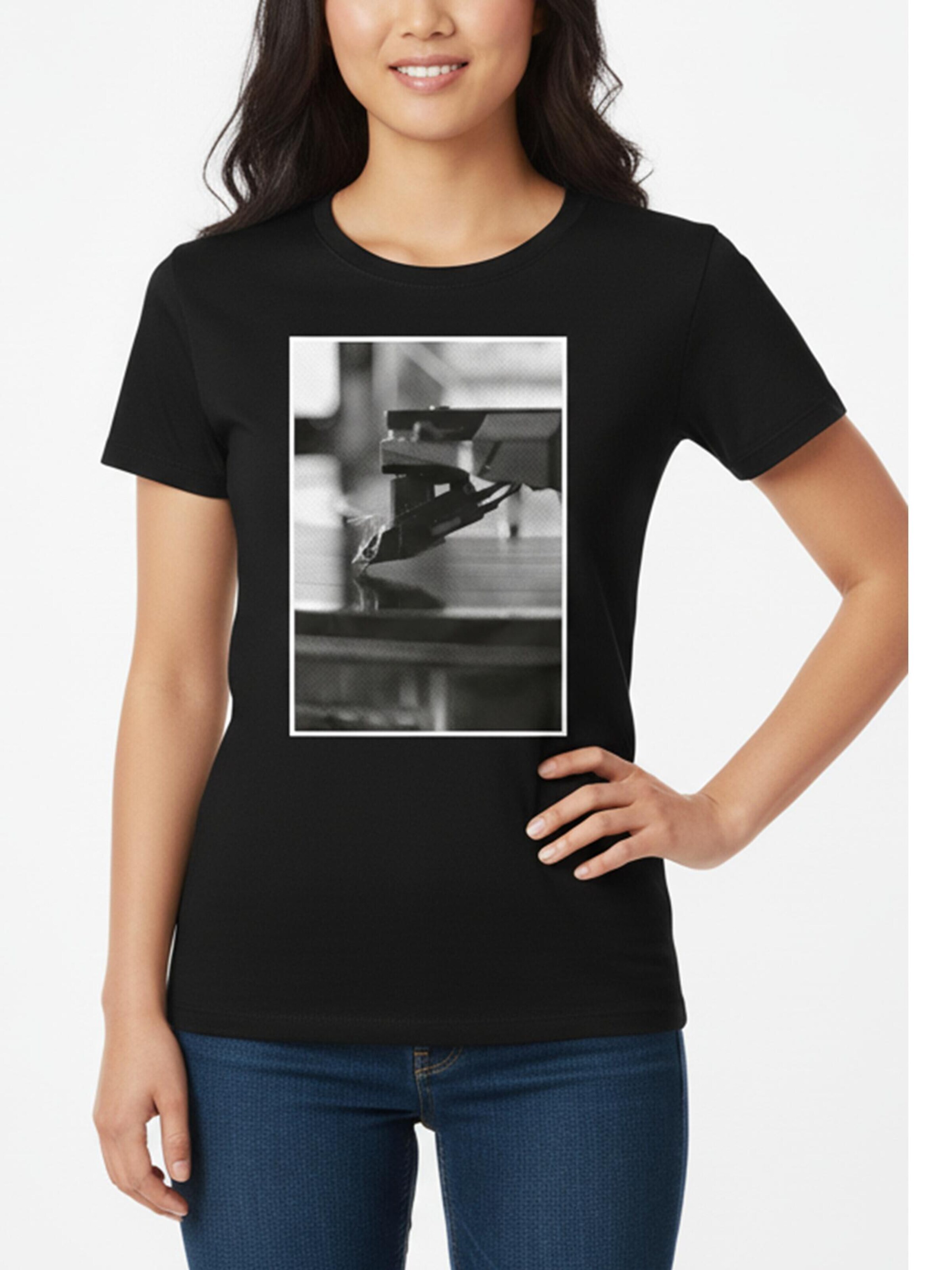 MAKAYA Shirt 'Plattennadel' in Black