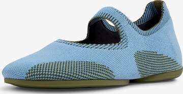 CAMPER Ballet Flats with Strap ' Right Nina ' in Blue: front