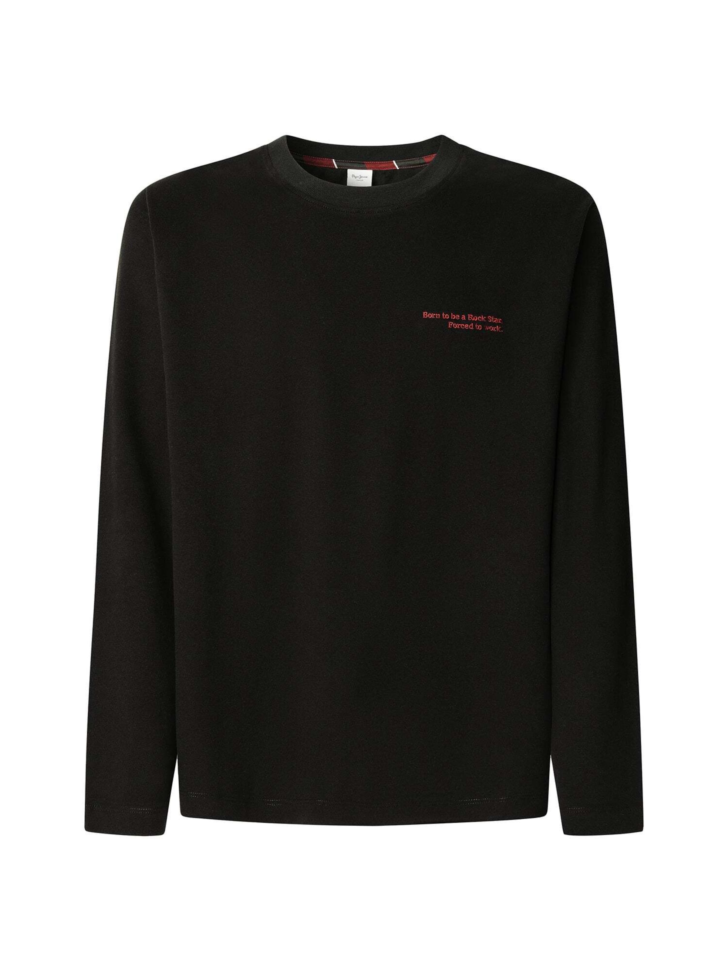 T-Shirt 'SOMER LS' Pepe Jeans en noir : devant