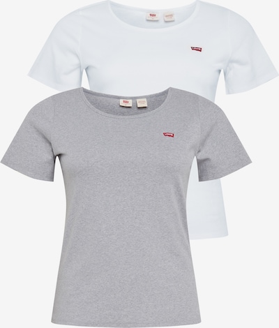 Levi's® Plus Тениска в сиво / бяло, Преглед на продукта