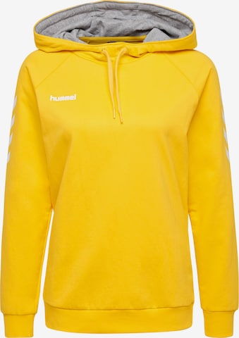 Hummel Sportief sweatshirt in Geel: voorkant