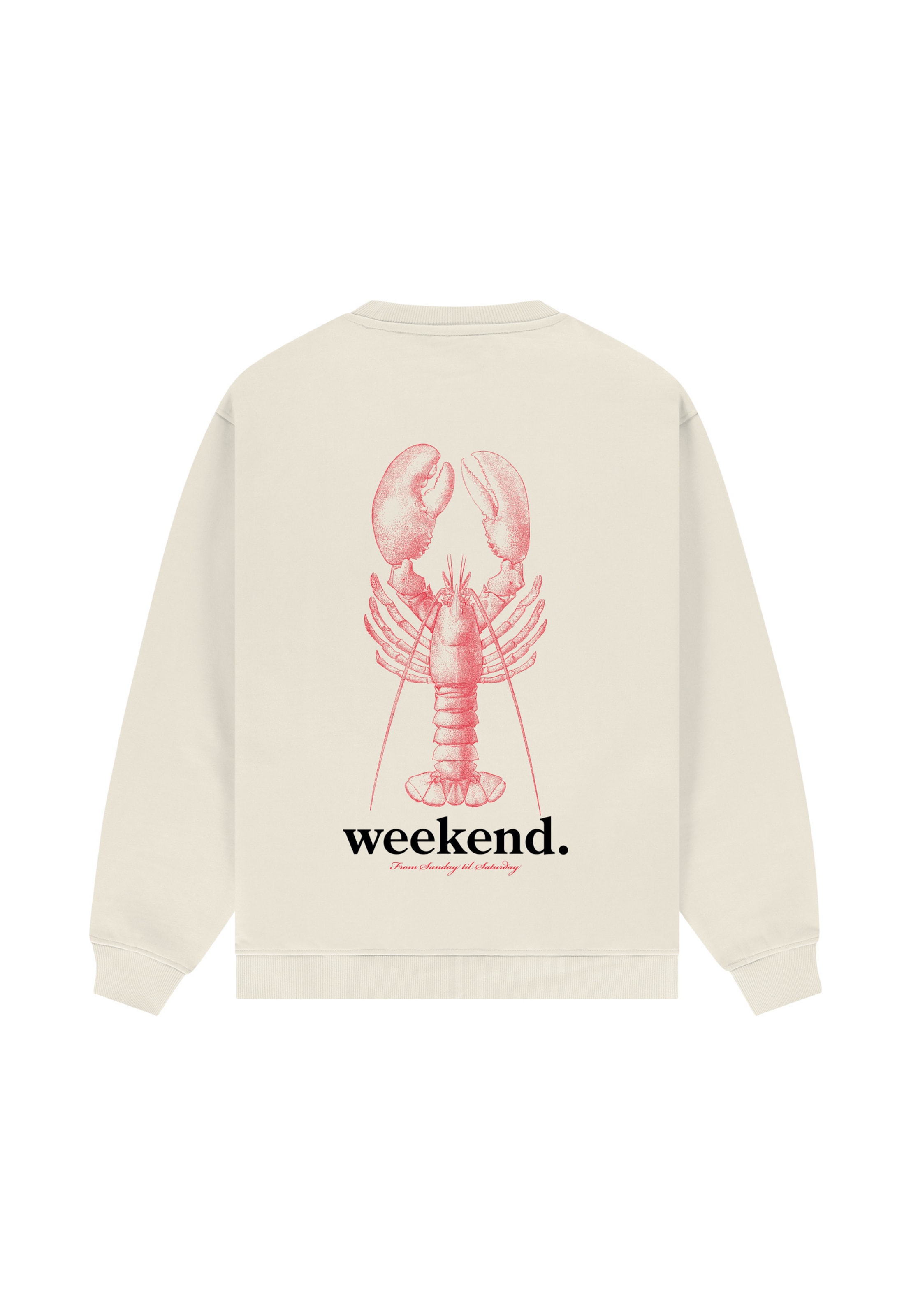Pockies Sweatshirt 'Lobster Weekend' in Wit