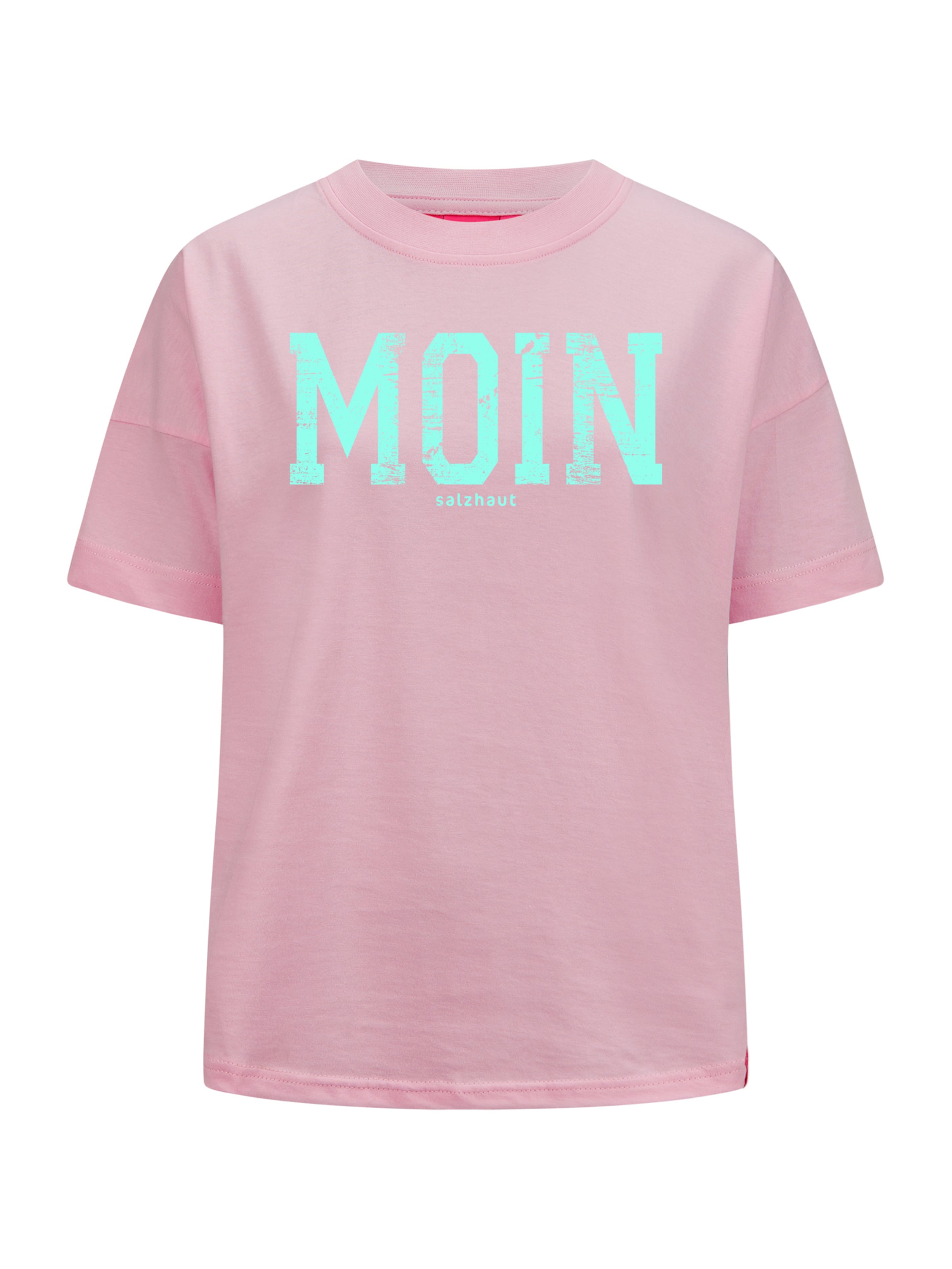 salzhaut Shirt ' LEEV-MOIN ' in Roze: voorkant