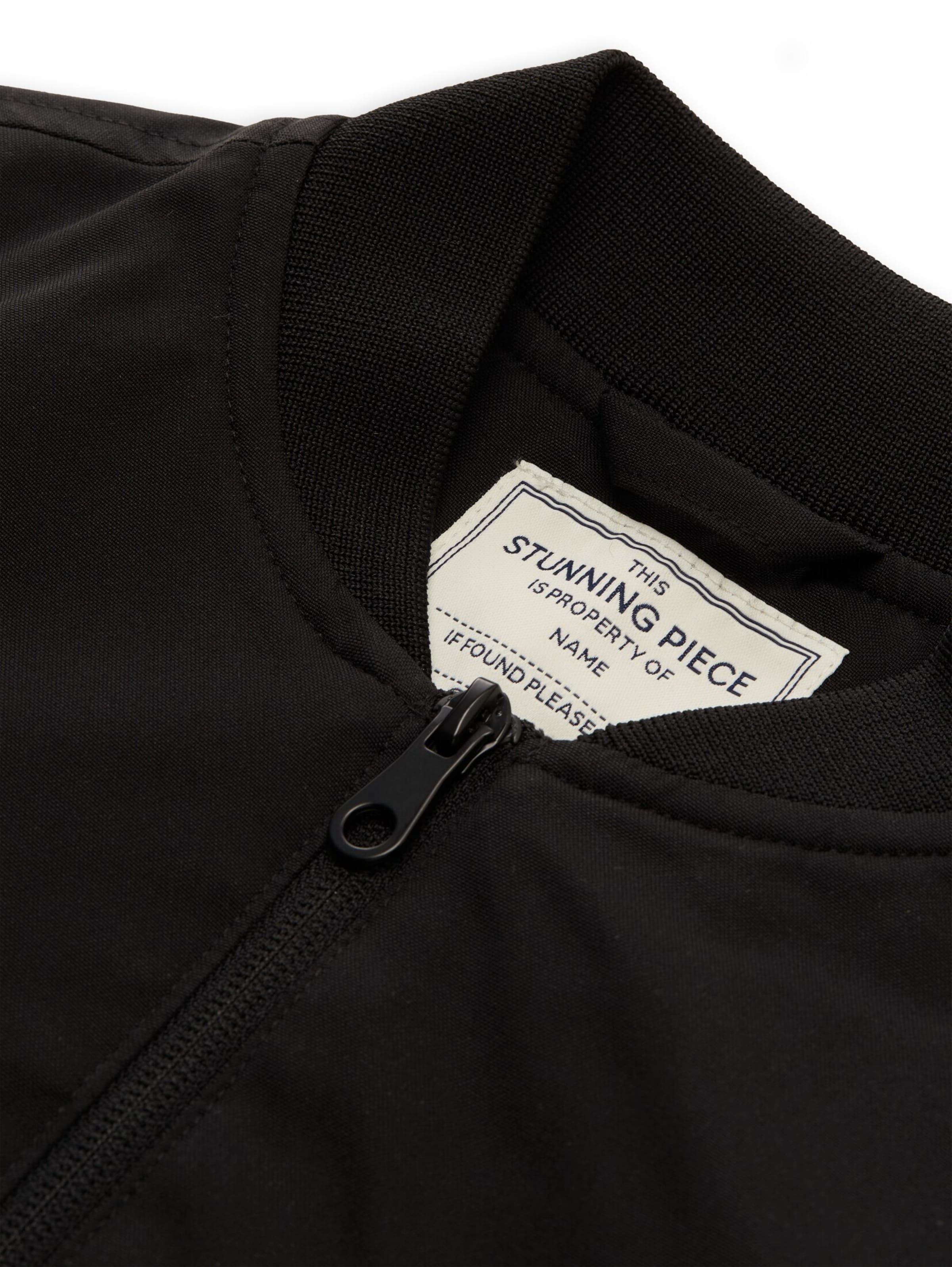 TOM TAILOR Between-season jacket in Black