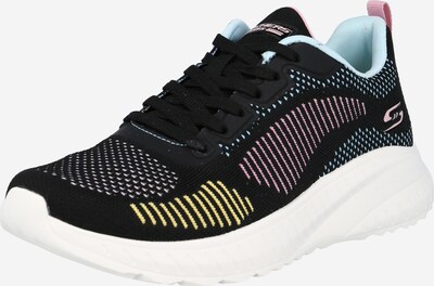 SKECHERS Sneakers laag in de kleur Lichtblauw / Limoen / Rosa / Zwart, Productweergave