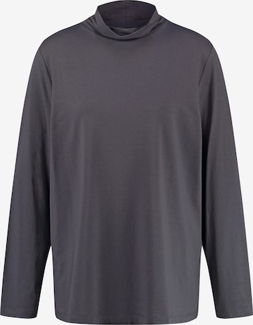 SAMOON Shirt in Grey: front