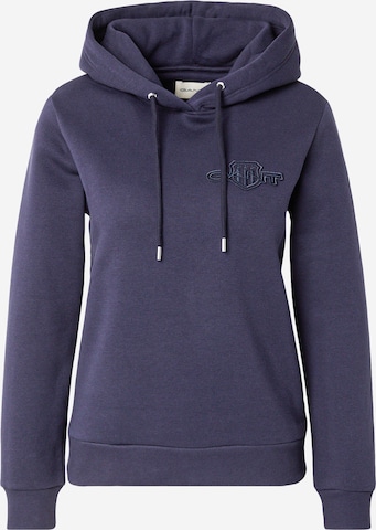 Felpa di GANT in blu: frontale