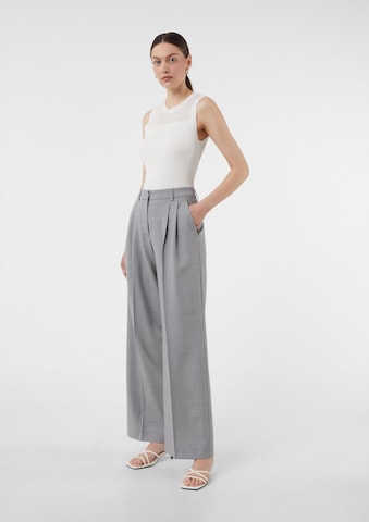 COMMA Flared Broek in Grijs