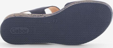 GABOR Sandalen met riem in Blauw