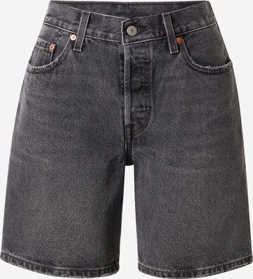 LEVI'S ® Jeans '501 90s Short' in Grijs: voorkant