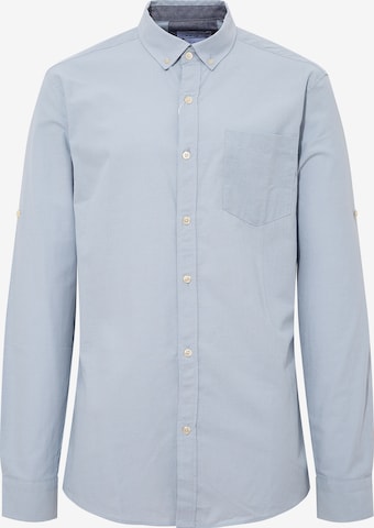 DeFacto Button Up Shirt in Blue: front