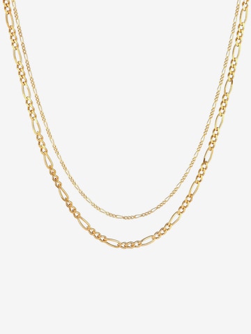 ELLI PREMIUM Halskette 'FIGARO' in Gold