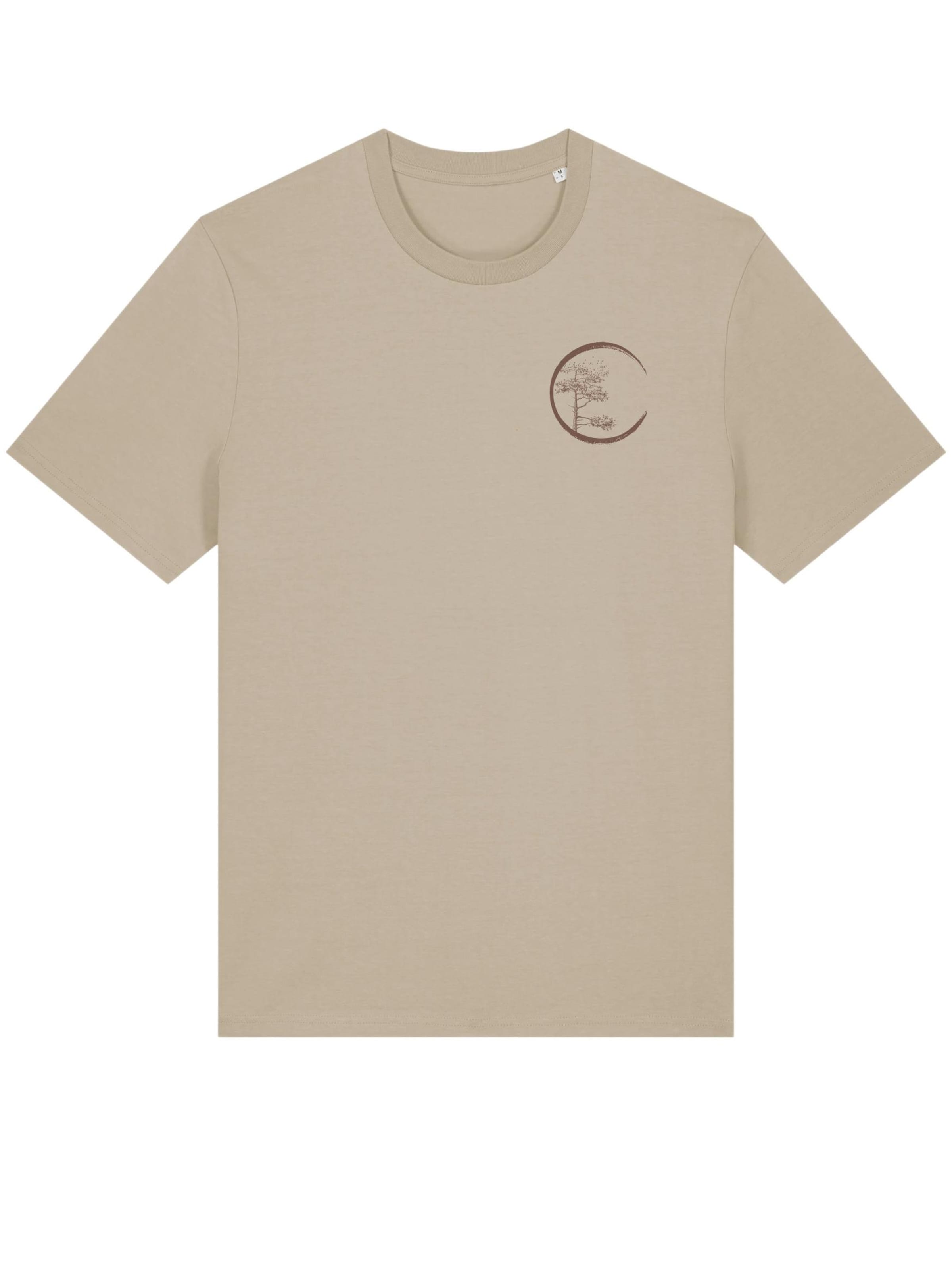 Life-Tree Shirt 'Desert Dust Circle' in Beige: front