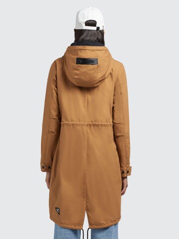 khujo Between-Seasons Coat 'Nanda5' in Brown