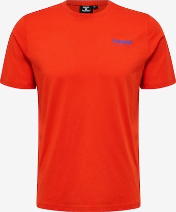 Hummel Shirt in Rood: voorkant