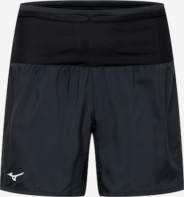 MIZUNO Regular Workout Pants in Black: front