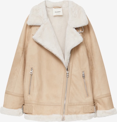 Pull&Bear Winter jacket in Ecru / Sand, Item view