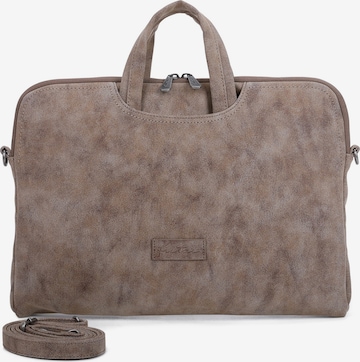 Sac d’ordinateur portable Fritzi aus Preußen en marron : devant