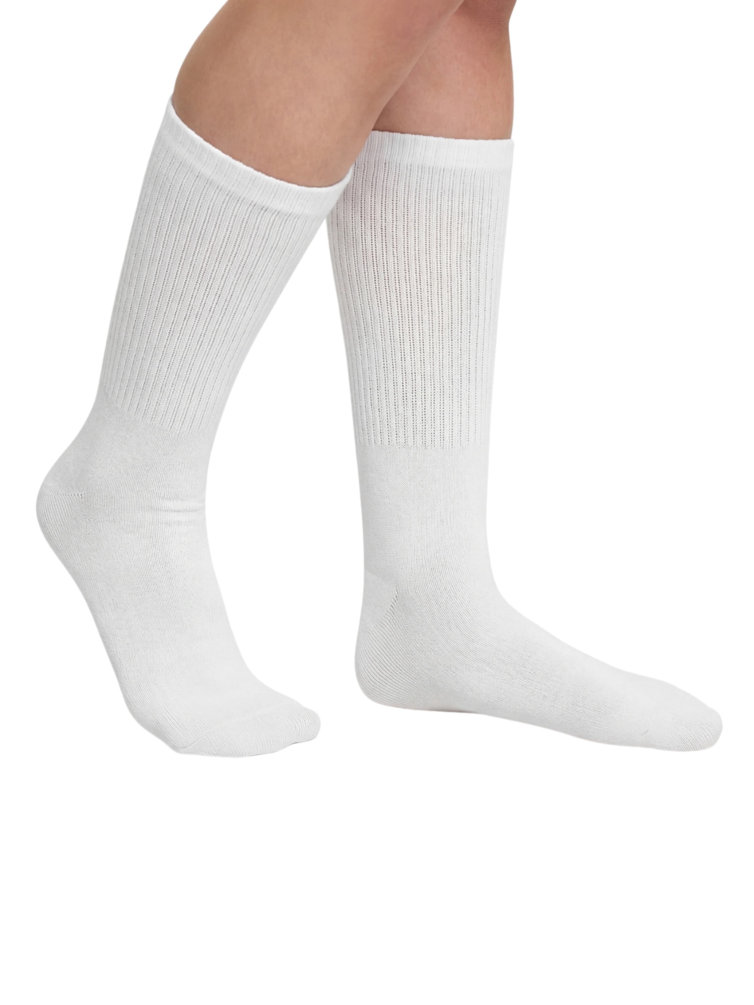 cfab (formerly creamy fabrics) - Calcetines 'Lange Sportsocken | 4er Pack' en blanco