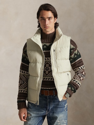 Gilet Polo Ralph Lauren en beige : devant