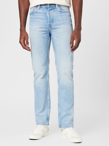 WEEKDAY Loosefit Jeans 'Space Seven' in Blauw: voorkant