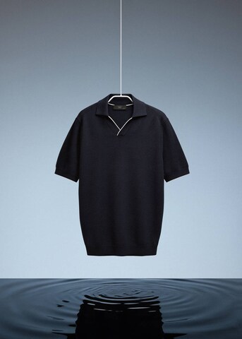 MANGO MAN Shirt 'Milo' in Black