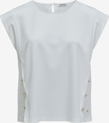 T-shirt Salsa Jeans en blanc : devant