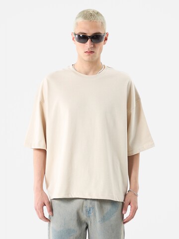 T-Shirt 'Astilbe' VAMOS CLO en beige : devant