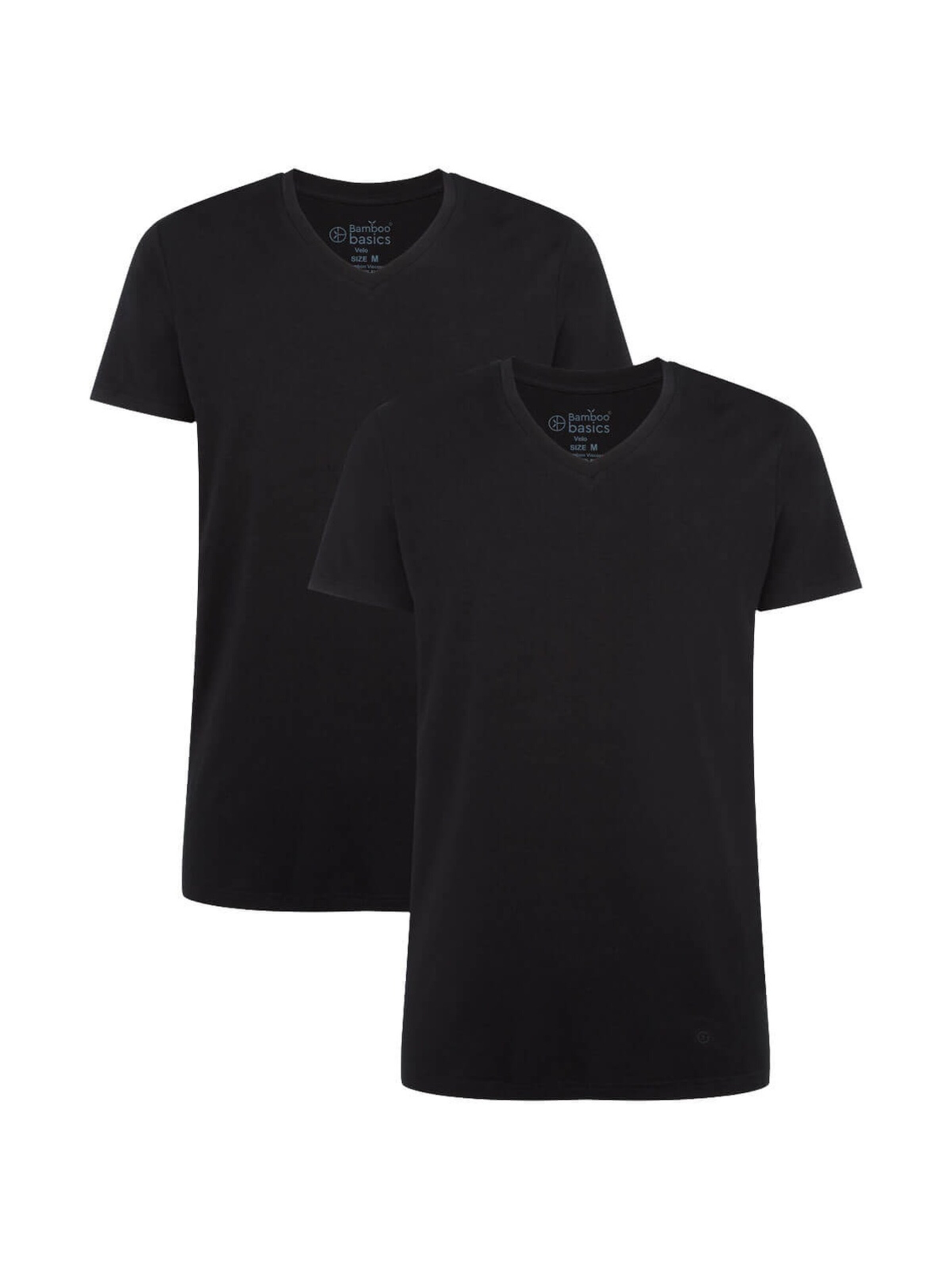 Bamboo basics Shirt in Black: front