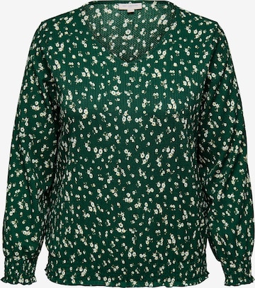 ONLY Carmakoma Shirt 'Carola' in Groen: voorkant