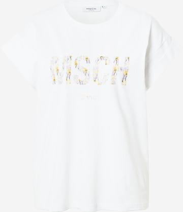 T-shirt 'Alva' MSCH COPENHAGEN en blanc : devant