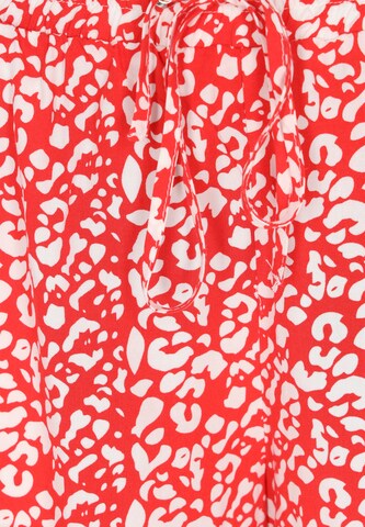 swirly Loose fit Pants in Red