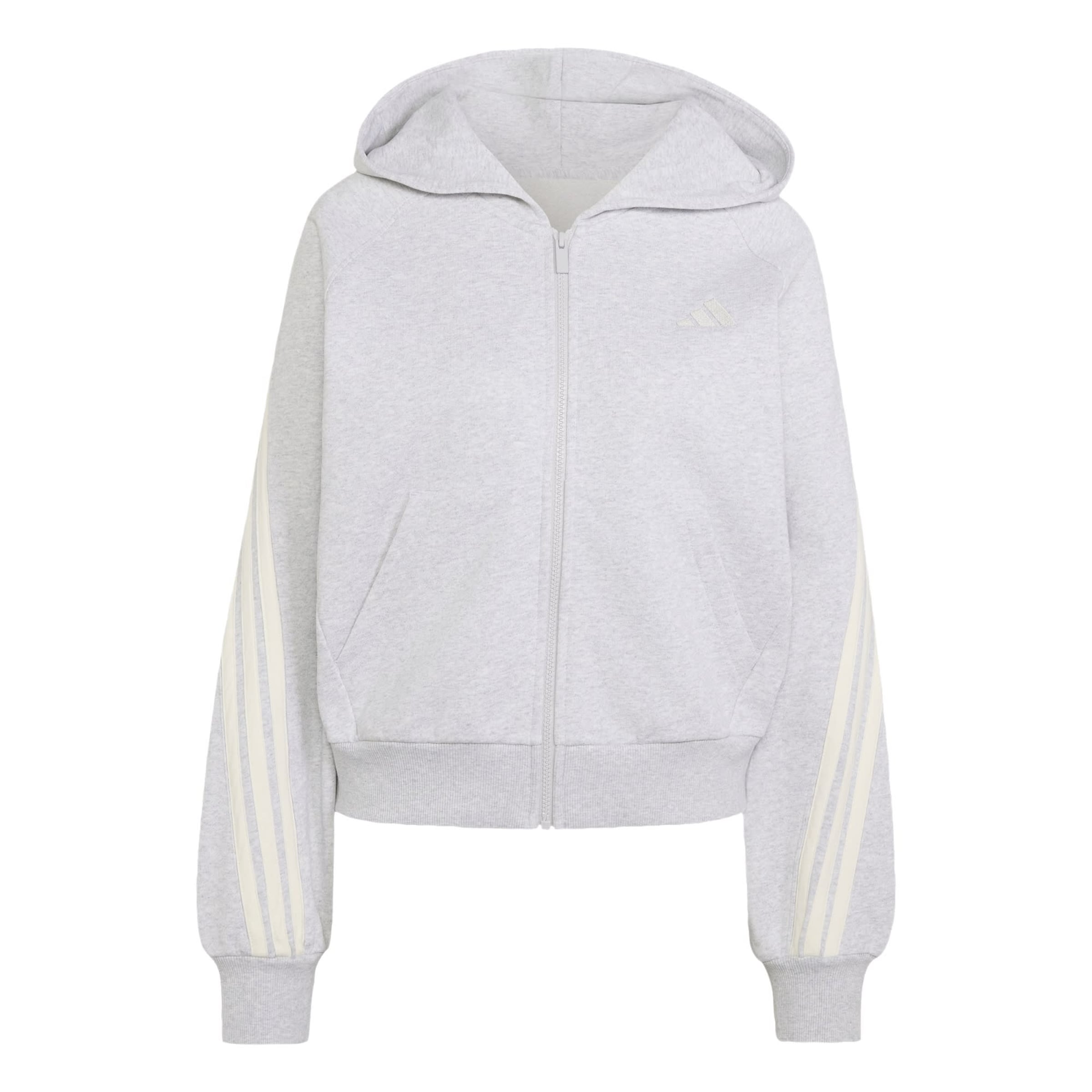 ADIDAS SPORTSWEAR Αθλητική ζακέτα φούτερ σε γκρι: μπροστά