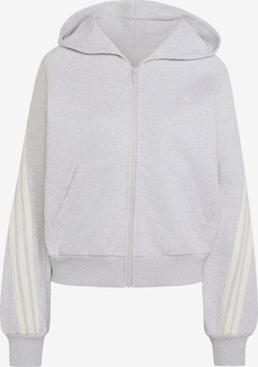 ADIDAS SPORTSWEAR Urheilullinen collegetakki koossa XS värissä meleerattu harmaa / valkoinen, Tuotenäkymä