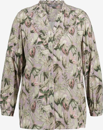 Ulla Popken Blouse in Lila: voorkant