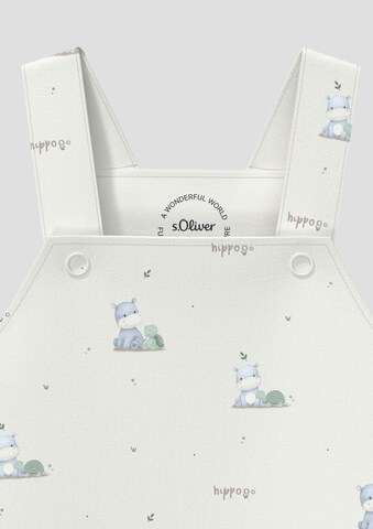 s.Oliver Tapered Latzhose in Beige