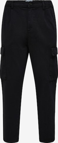 Pantalon cargo 'Dew' Only & Sons en noir : devant