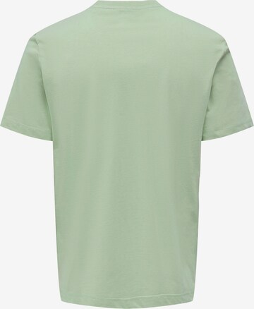 T-Shirt 'Max' Only & Sons en vert