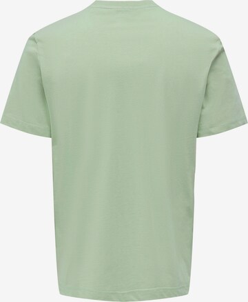 Only & Sons Μπλουζάκι 'Max' σε πράσινο