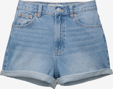 Pull&Bear Дънки в синьо: отпред