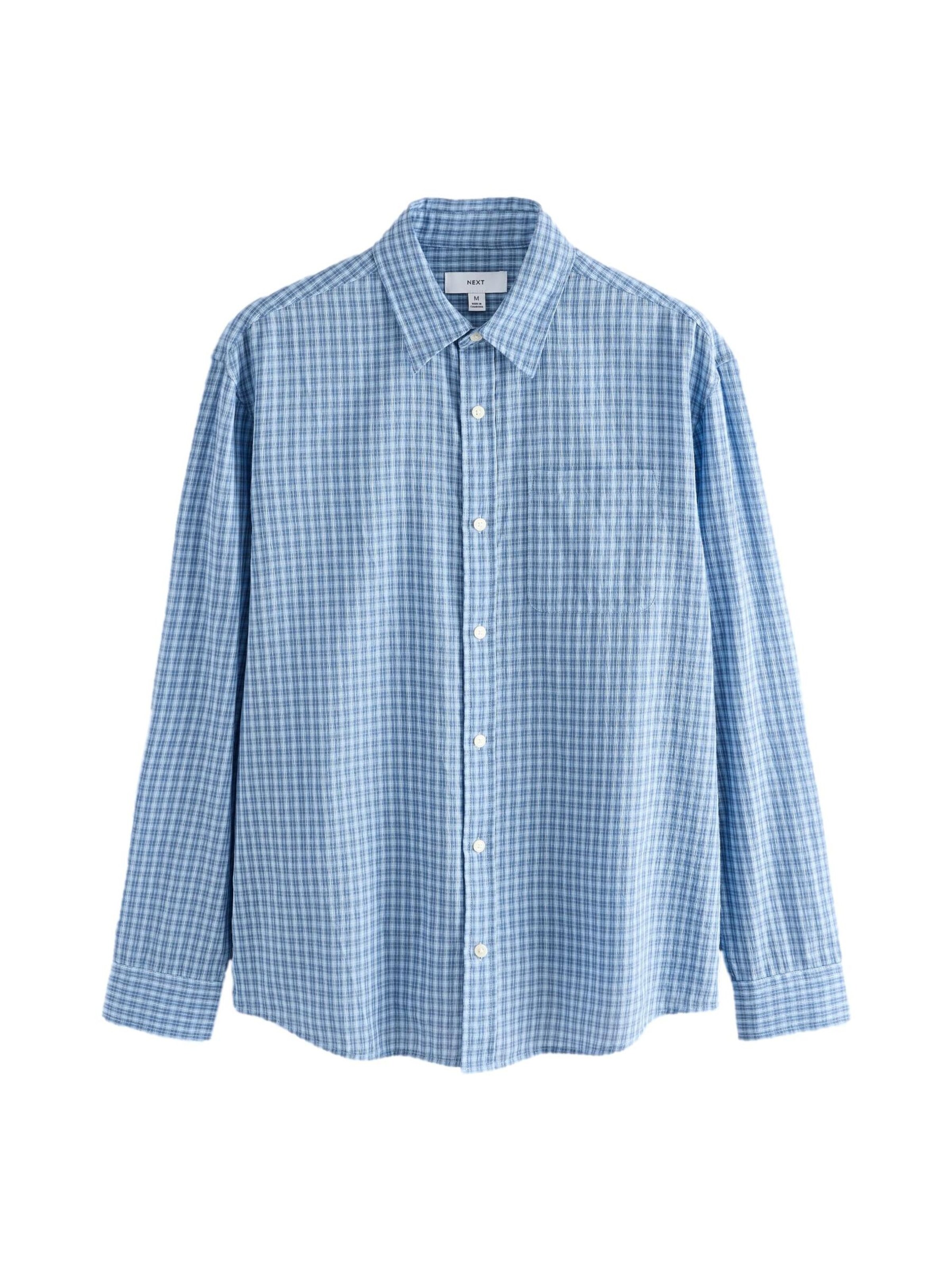 Next Regular Fit Hemd in Blau: Vorderseite