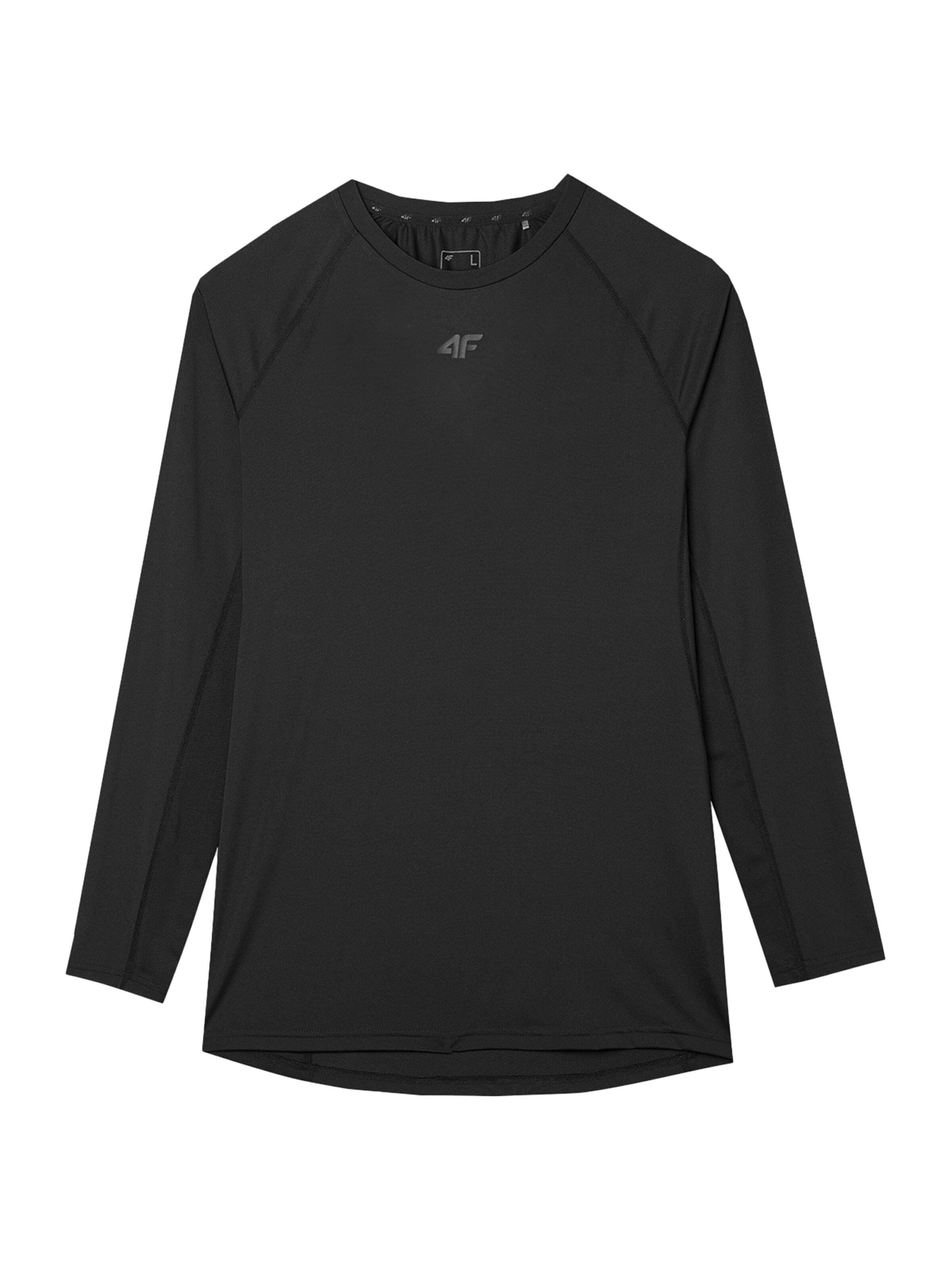 4F Performance shirt in Black: front