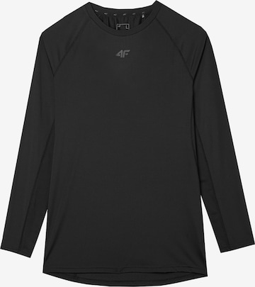 4F Performance shirt in Black: front