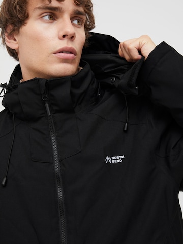 North Bend Skijacke 'Octa' in Schwarz
