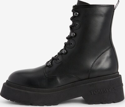 Tommy Jeans Bottes à lacets en noir, Vue avec produit