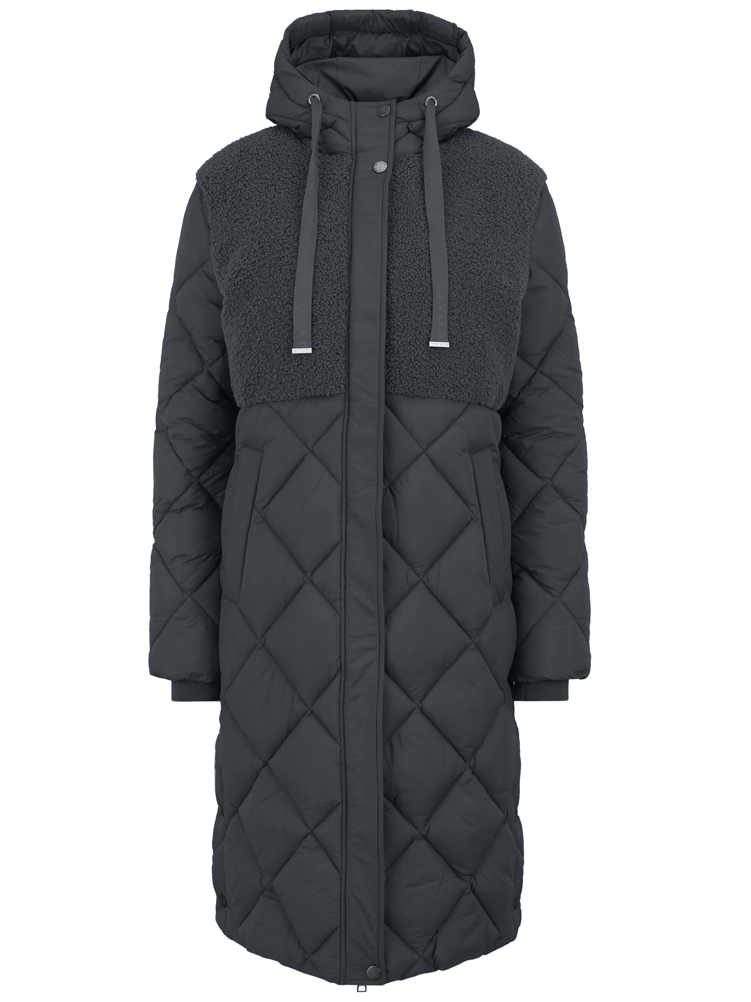 New View Wintermantel in Grijs: voorkant