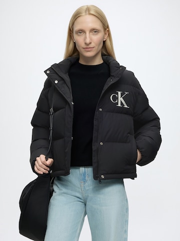 Geacă de iarnă de la Calvin Klein Jeans pe negru