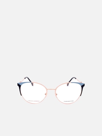 Carolina Herrera Zonnebril 'Carolina Herrera HER 0115 Gold blue 54/18/145 WOMAN Eyewear Frame' in Goud: voorkant